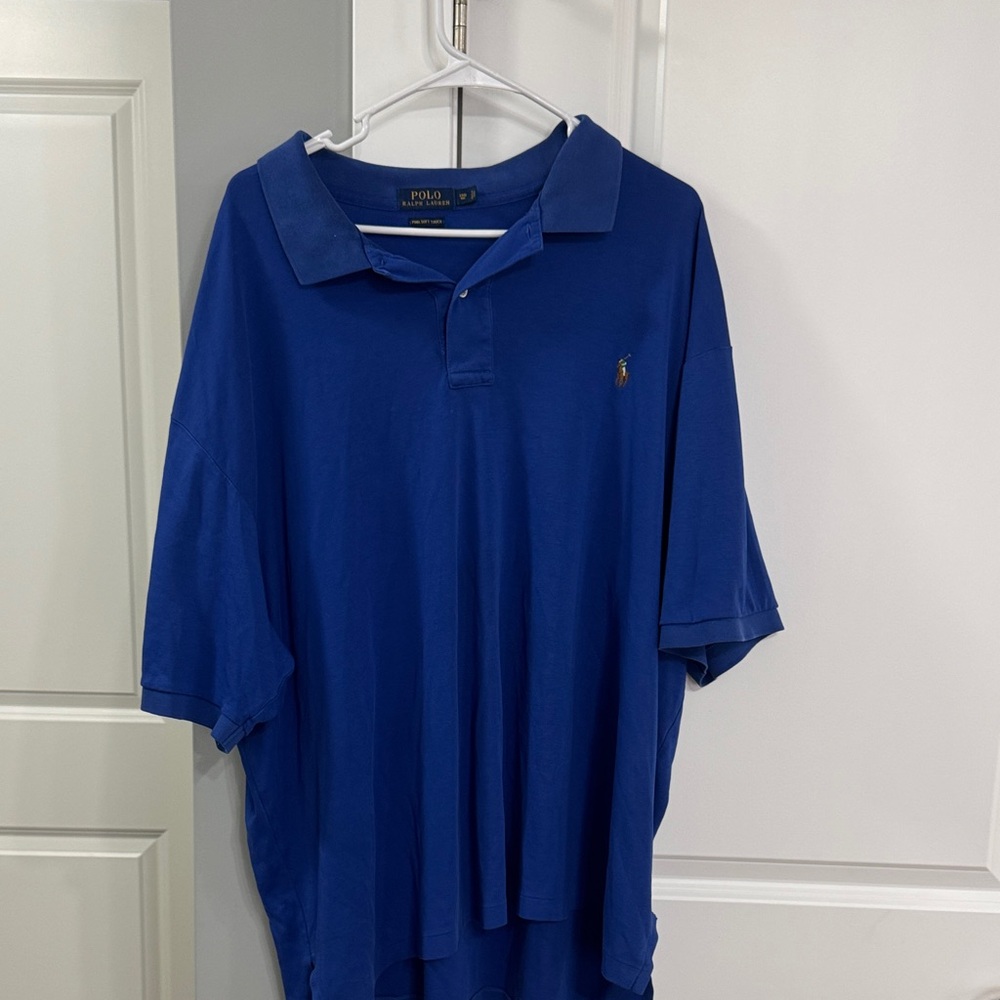 Polo by Ralph Lauren Men's Classic Blue Polo Shirt